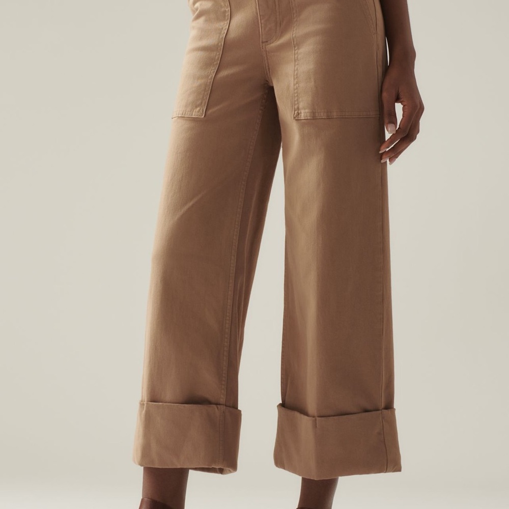 Pistola Light Brown Cropped Pants
